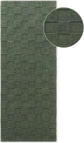 Covor tip traversă verde închis țesut manual din lână 80x200 cm Scala – Villeroy&amp;Boch