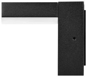 Aplica de exterior LED HESTIO, 9W, 230V, 4000 K, IP44, negru