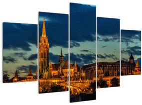 Tablou cu construcție iluminată (150x105 cm)
