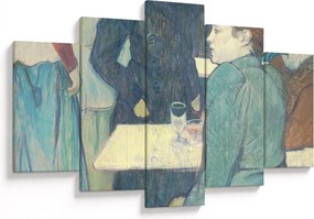 Tablou - Henri de Toulouse-Lautrec, A Corner of the Moulin de la Galette, reproducere (150x105 cm)