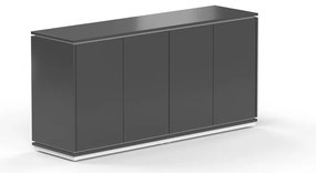Dulap jos Creator 162,8 x 44,5 x 80,3 cm, alb / antracit