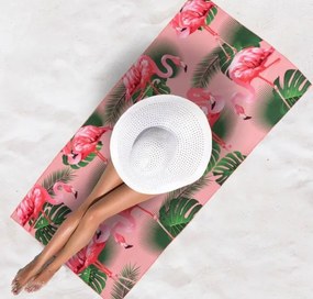 Prosop de plajă original cu imprimeu colorat