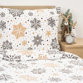 Lenjerie de pat din microflanel 4Home Golden Frost, 140 x 200 cm, 70 x 90 cm