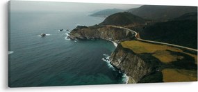 Tablou - Stânci în ocean (120x50 cm)