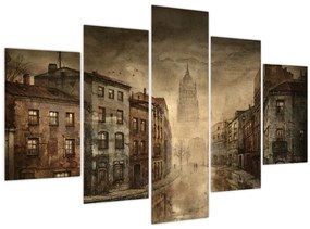Tablou - Pictura orașului (150x105 cm)