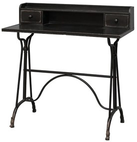 Birou din metal, cu aspect vintage, Henri