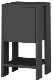 Noptieră Ema, gri antracit