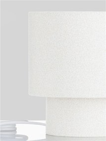 Veioza, Lampa de masa cu abajur alb SYRIN