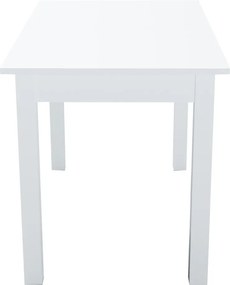 Drohmo Kevin masă sufragerie (extensibil), alb mat