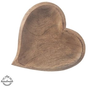 Tavă din lemn Orion Mango Heart 25 x 25 cm, L