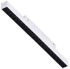 Set 2m sina magnetica monofazata cu iluminat inclus Alfa 52M2032WH alb, 3000K