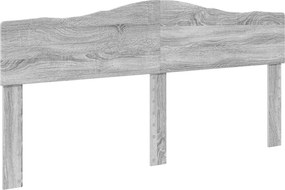 vidaXL Tăblie cap Gri Sonoma 200 cm Lemn compozit