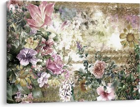 Tablou - Flori de design (70x50 cm)