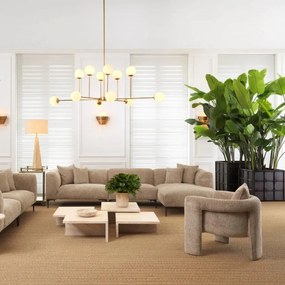 Fotoliu LUX design elegant Toto, Lyssa sand