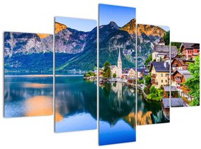 Tablou - Sat alpin (150x105 cm)