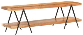 Comoda TV, 160 x 40 x 50 cm, lemn masiv de acacia 1, lemn masiv de acacia