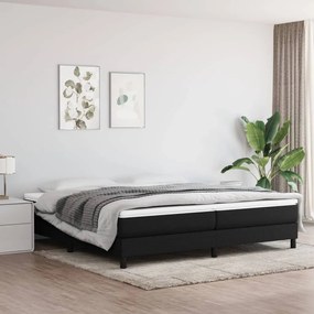 3120542 vidaXL Cadru de pat, negru, 200x200 cm, material textil