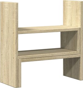 vidaXL Organizator birou, stejar sonoma, 40x17x41 cm, lemn prelucrat
