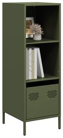 851380 vidaXL Dulap înalt verde măslină 35x39x103,5 cm oțel