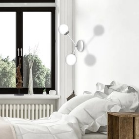 Aplică JOY 2xE14/40W/230V alb/crom lucios