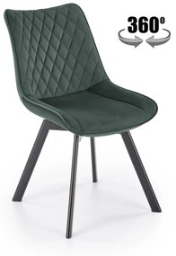 Scaun K520 velvet verde