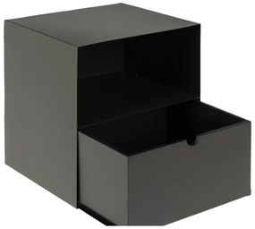 Noptieră cu posibilitate de montare pe perete BEKIM negru