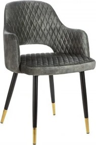 Set de 2 scaune elegante Paris verde-gri