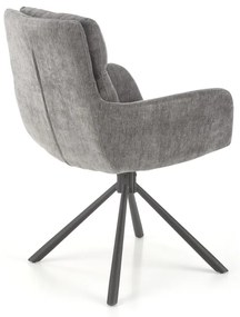Scaun rotativ K495 stofa gri