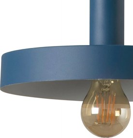 Pendul design modern WHIZZ albastru, alb