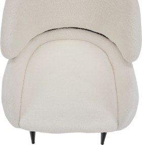 Scaun de sufragerie, alb/negru, SANAKO TYP 1