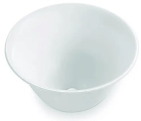 Bathco 4062 - Lavoar NORDIC pentru montare pe blat, Ø 42 cm, porțelan, alb