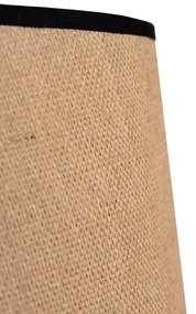 Lustră pe cablu Duolla CONE 1xE27/15W/230V d. 40 cm maro/negru