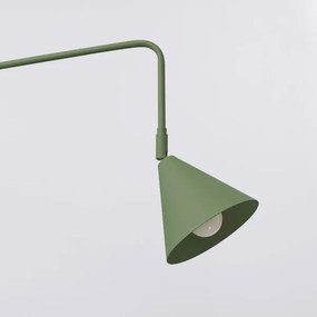Lampă de perete Sollux SL.1700 NOX 1xE14/10W/230V verde
