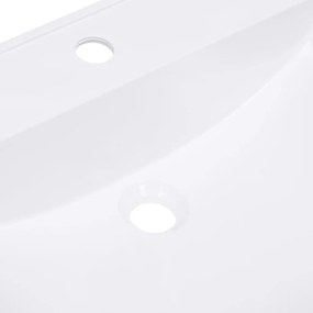 Chiuveta incorporata, alb, 750 x 460 x 130 mm, SMC 75 x 46 x 13 cm