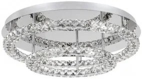 Plafoniera moderna cristal led 44W Quentin 9172519 Nova Luce