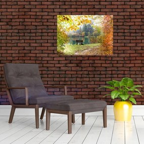 Tablou cu pescărie (70x50 cm)