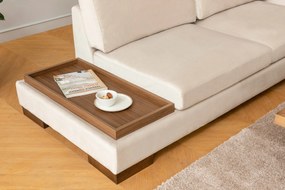 Canapea de colț Tulip Corner Right Without Pouf - Beige