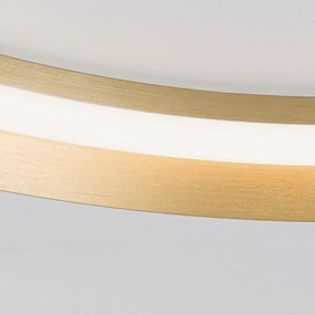 Plafoniera LED design circular MASCA D-60cm auriu mat