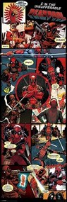 Poster Deadpool - Panels, (53 x 158 cm)