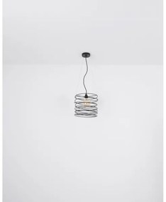 Globo 15640H - Pendul pe cablu TILLY 1xE27/60W/230V negru