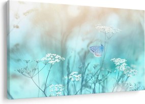 Tablou - Fluture în albastru (90x60 cm)