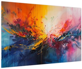 Tablou - Abstracție de culoare (90x60 cm)