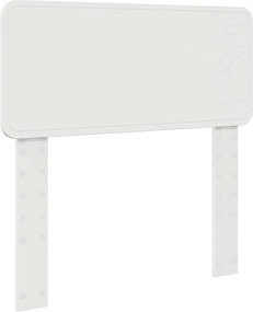 vidaXL Tăblie cap Alb 80 cm Lemn compozit