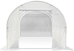 Tunel din folie albă 2.5x5m Garden Point