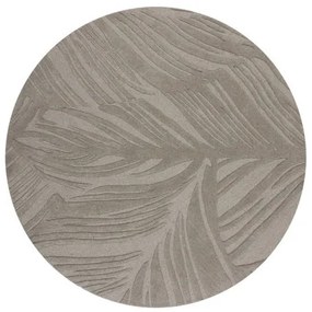 Covor Lino Leaf Gri 160X160 cm, rotund, Flair Rugs