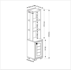 Raft Kovala (alb + antracit) . 1092879