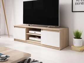 Dulap TV Zekazo (Stejar sonoma + Alb) . 1106284