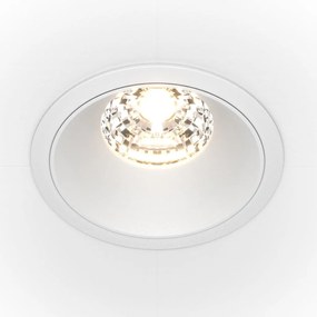 Spot LED incastrabil design tehnic Alpha alb, 8,5cm, 4000K