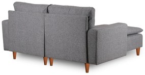 Canapea de colț Lungo Mini - Light Grey