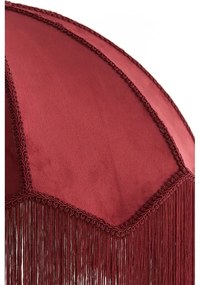 Lustră burgundy cu abajur textil ø 60 cm Malacia – Light &amp; Living